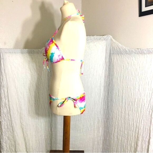 Bamboo Island Colorful Tie Dye Two-piece Bikini Size M - Picture 3 of 7